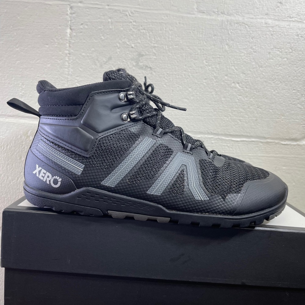 Xero Shoes Xcursion Fusion Black Waterproof Minimalist Hiking Boots Men's 13